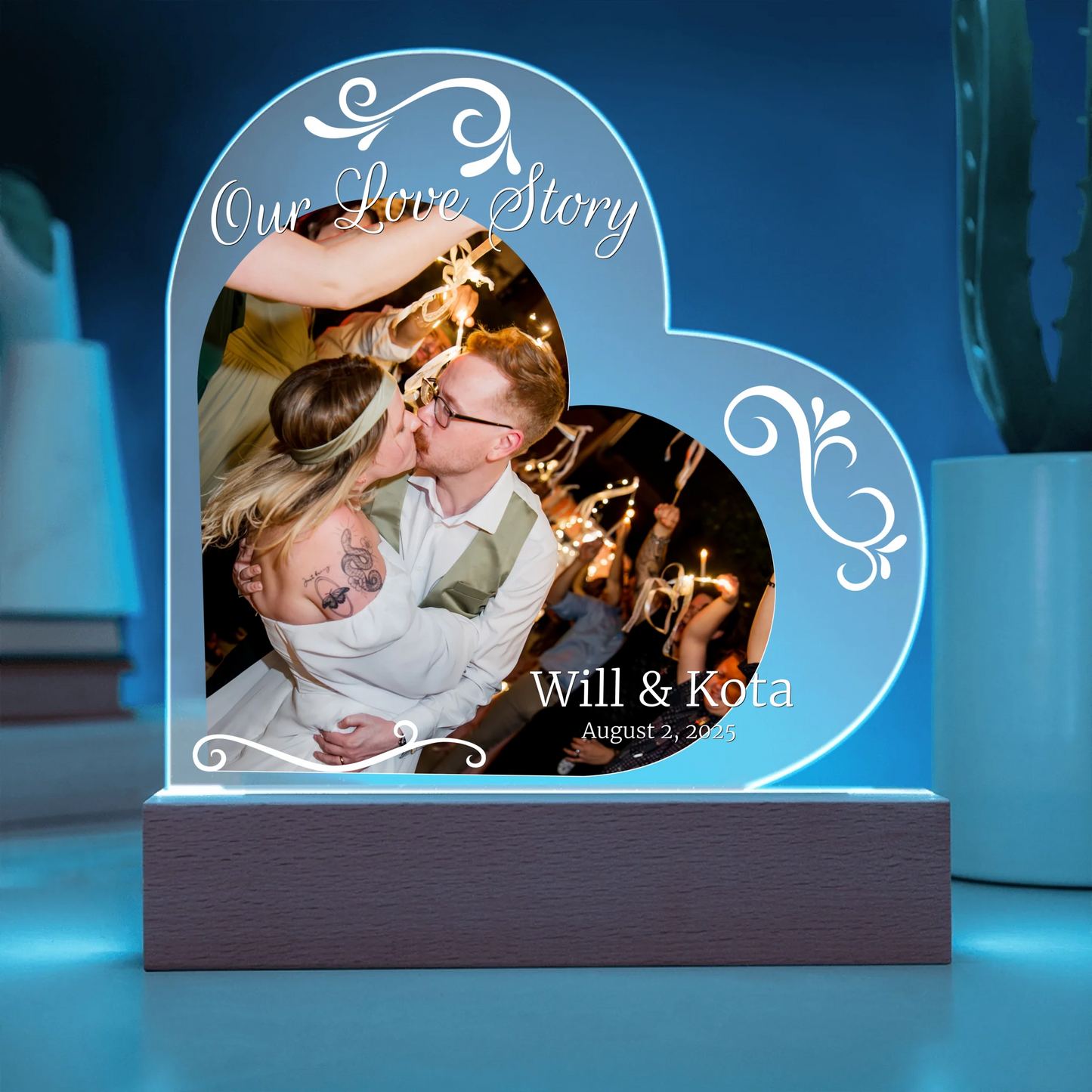 Acrylic Heart LED 13
