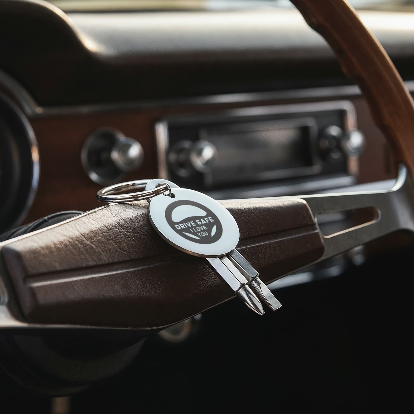 Screwdriver Keychain with phillips and the flat head - Flourish Love Shop