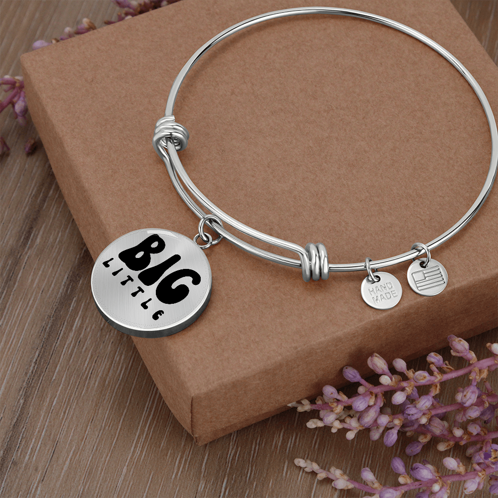 Engraved Available for Big Little Graphic Bracelet - Flourish Love Shop
