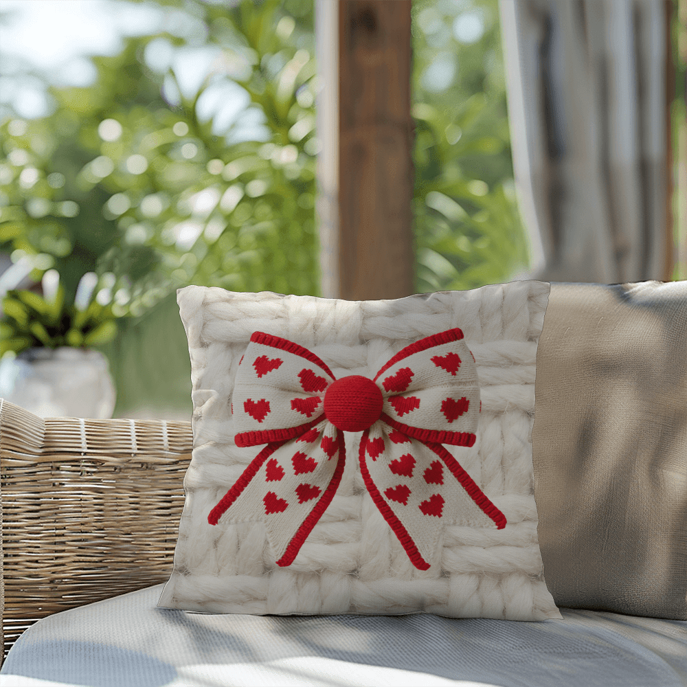 Valentine's Day Indoor/Outdoor Pillow - Too Cute! - Flourish Love Shop