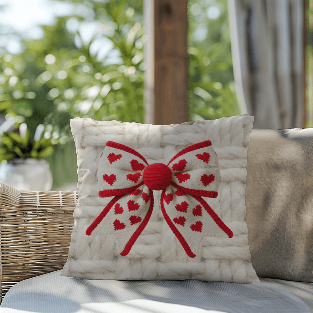 Valentine's Day Indoor/Outdoor Pillow - Too Cute! - Flourish Love Shop
