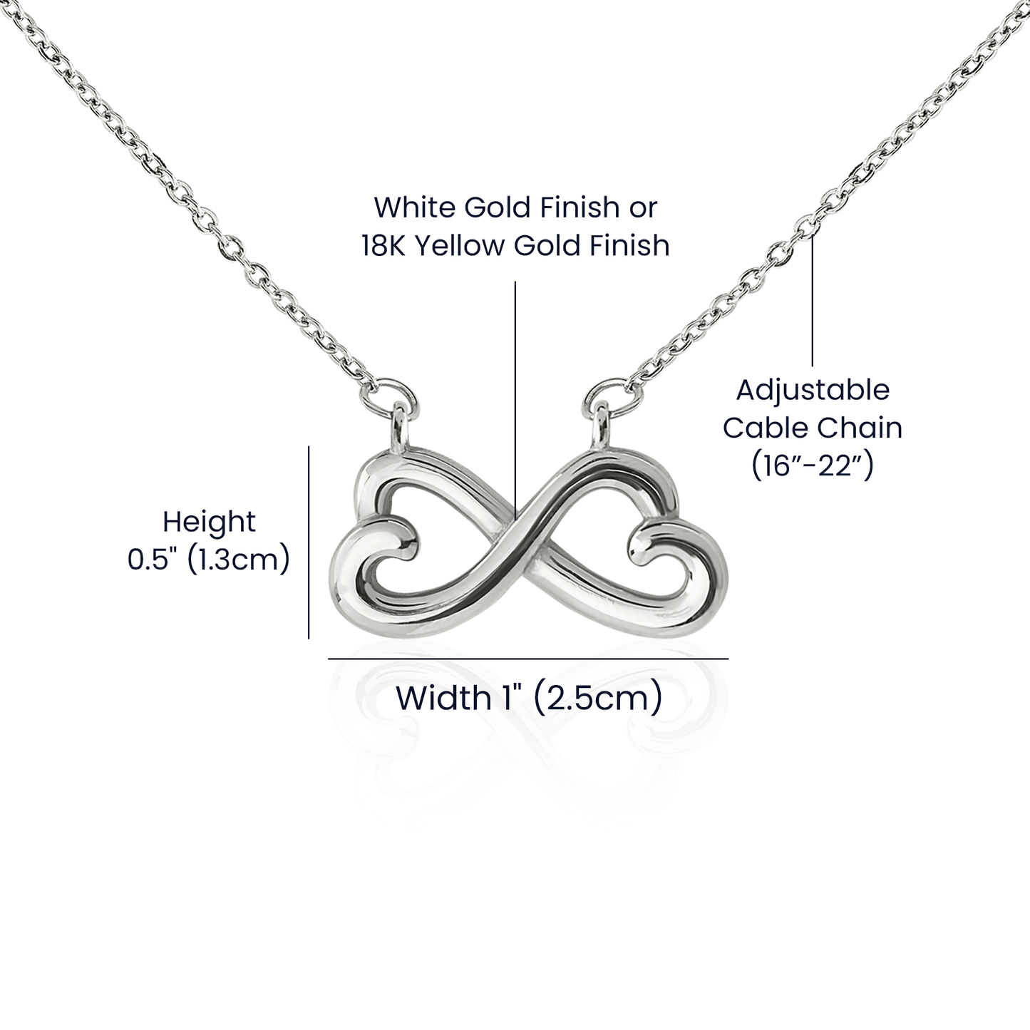 To my Love - What I am With You - Endless Love Necklace - Flourish Love Shop