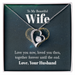 To my Beautiful Wife - Forever Love Necklace