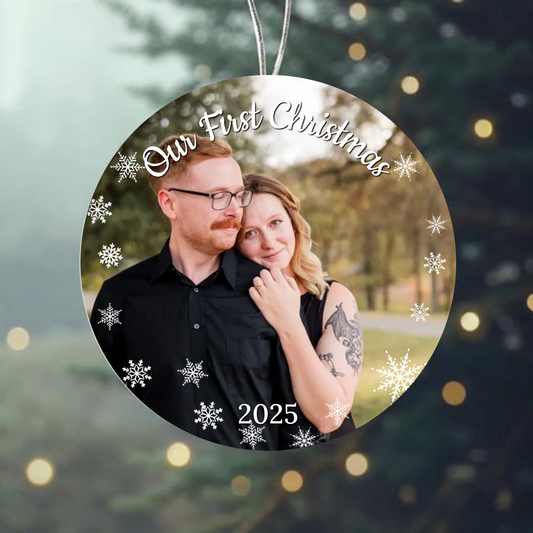 Snowflake Circle Ornament