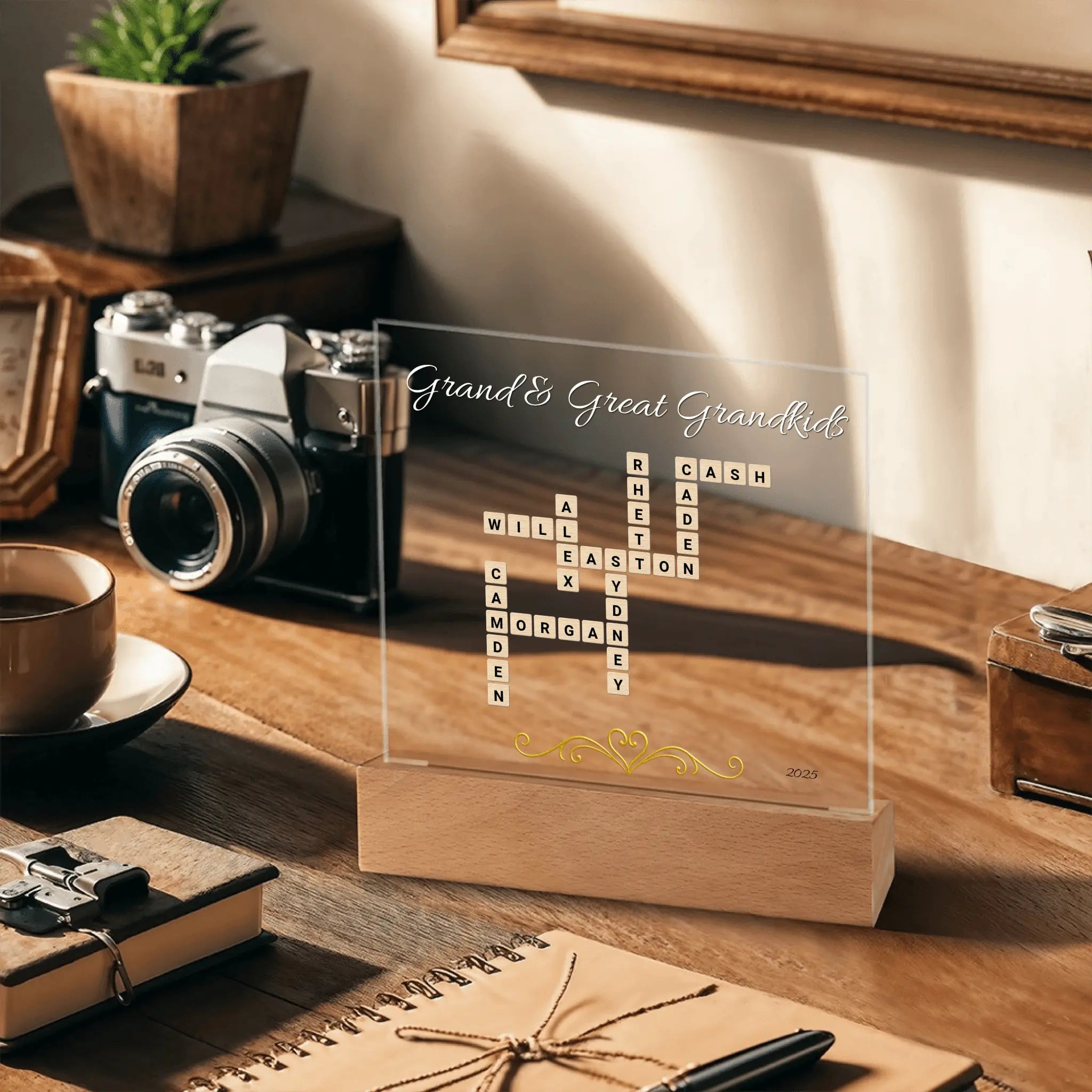 Home Is Wherever We're Together – Personalized Acrylic Plaque - Flourish Love Shop