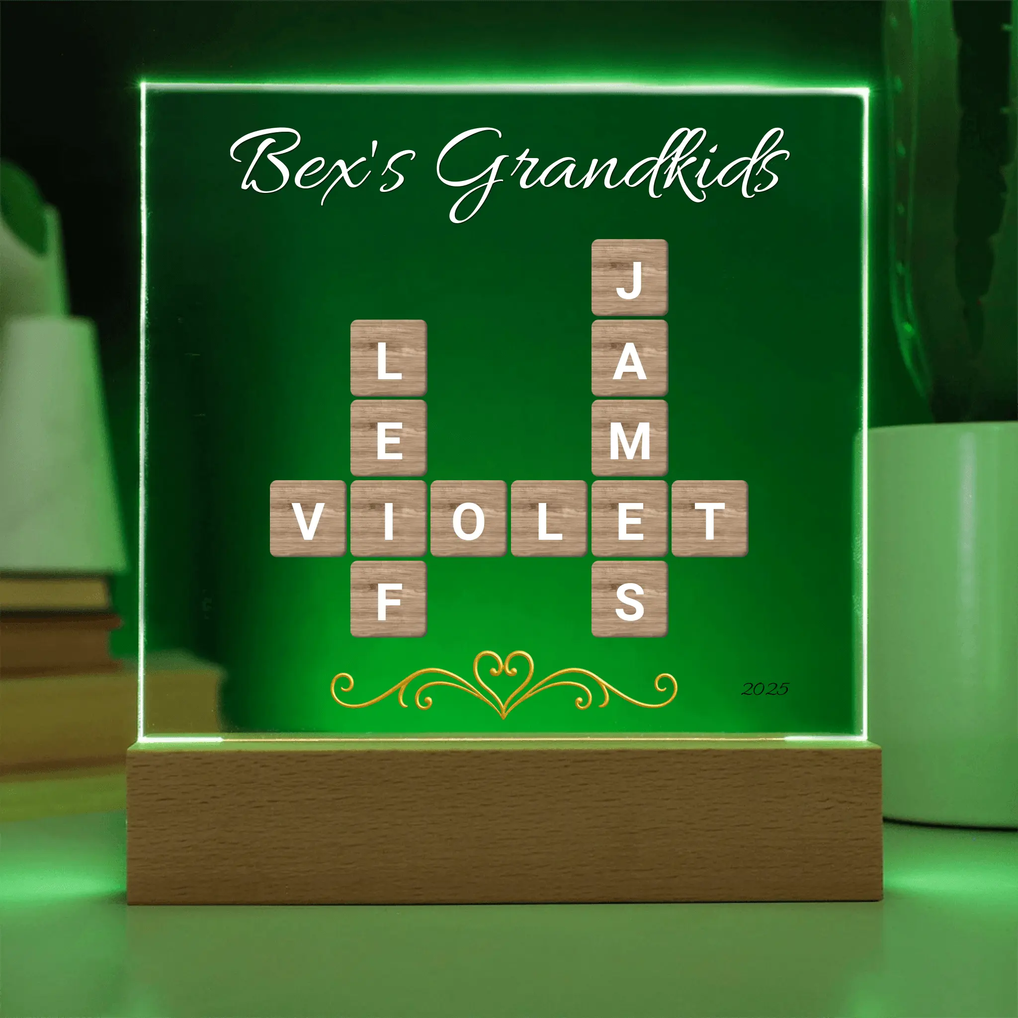 Home Is Wherever We're Together – Personalized Acrylic Plaque - Flourish Love Shop