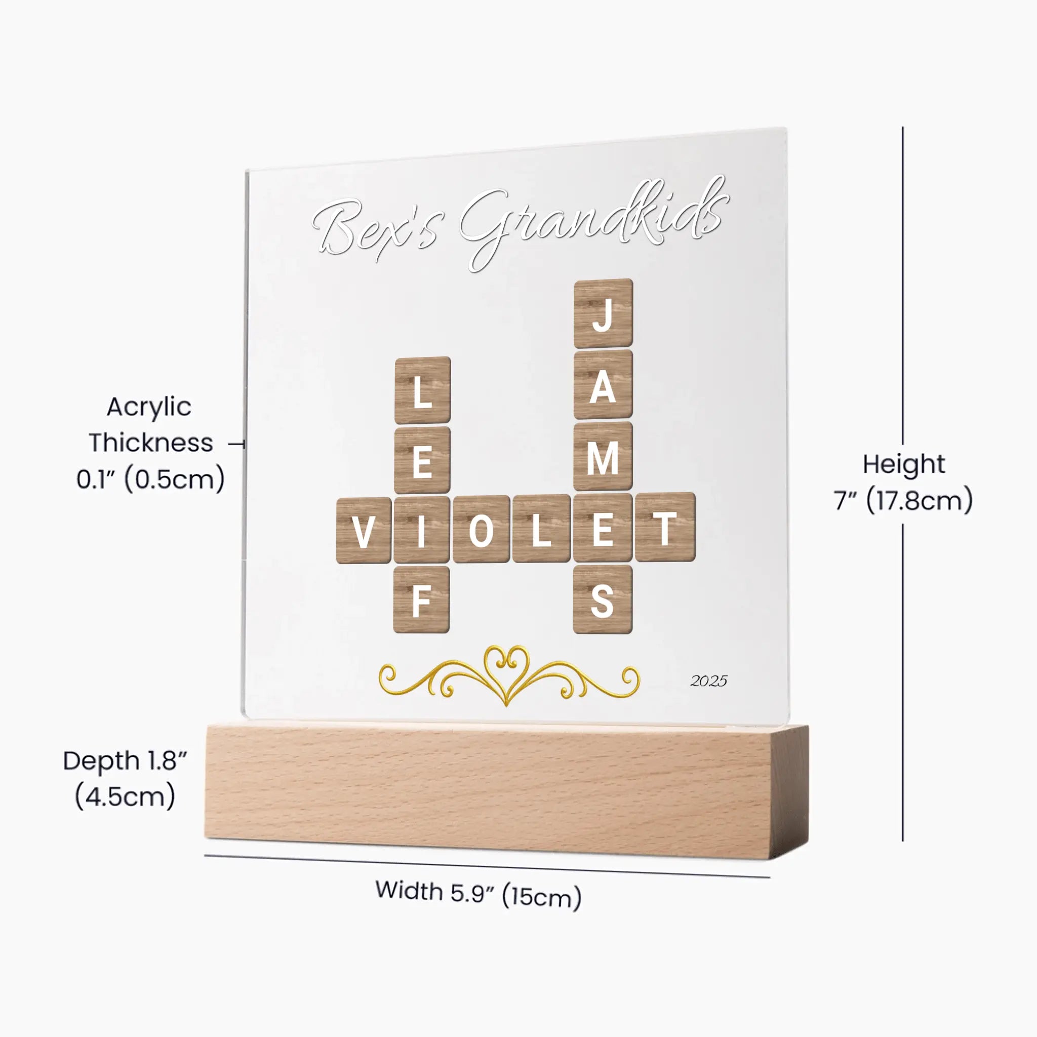 Home Is Wherever We're Together – Personalized Acrylic Plaque - Flourish Love Shop