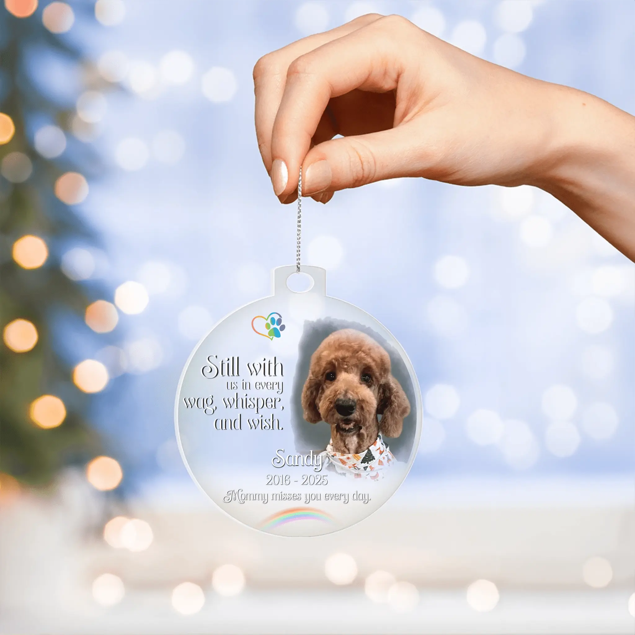 Dog Memorial Ornament - Flourish Love Shop