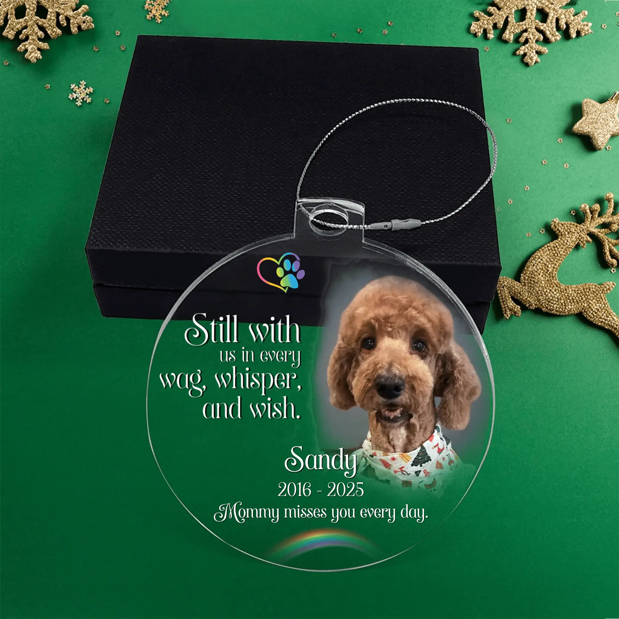 Dog Memorial Ornament - Flourish Love Shop
