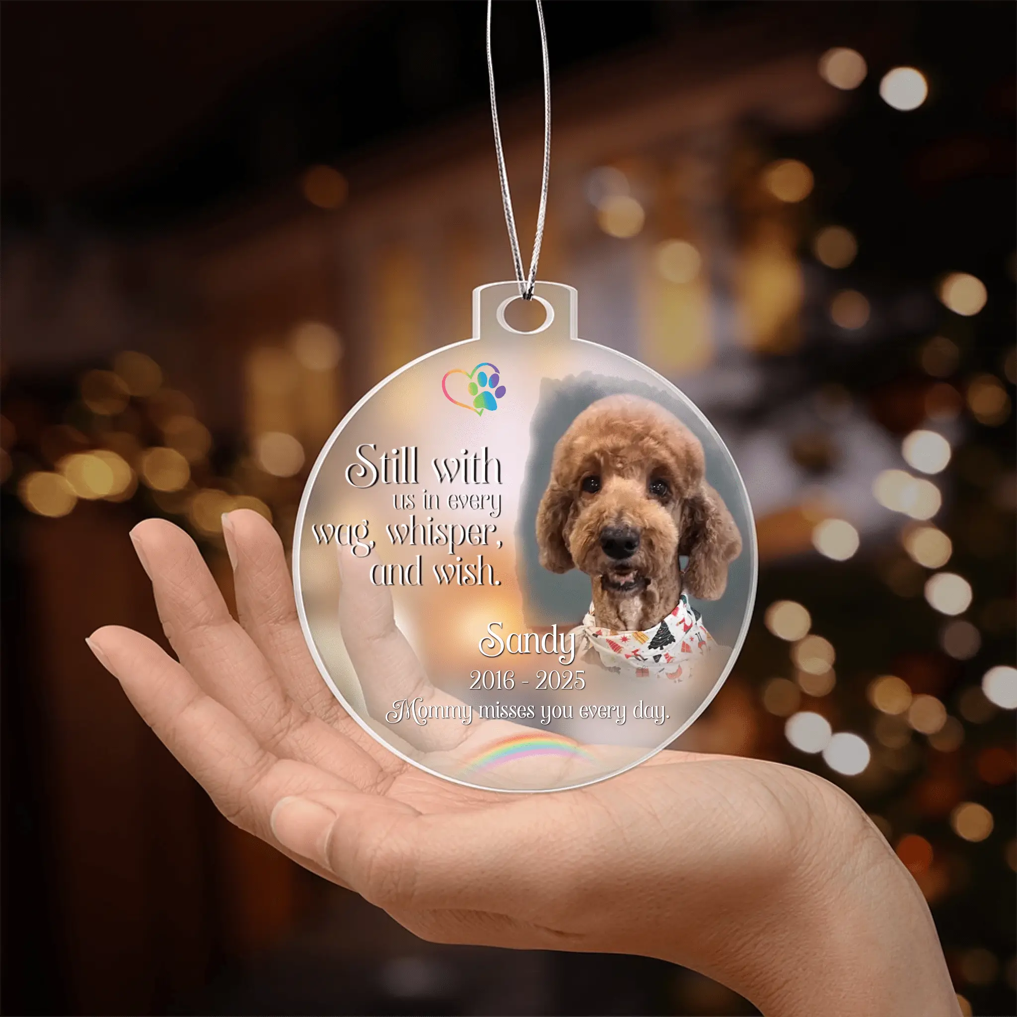 Dog Memorial Ornament - Flourish Love Shop