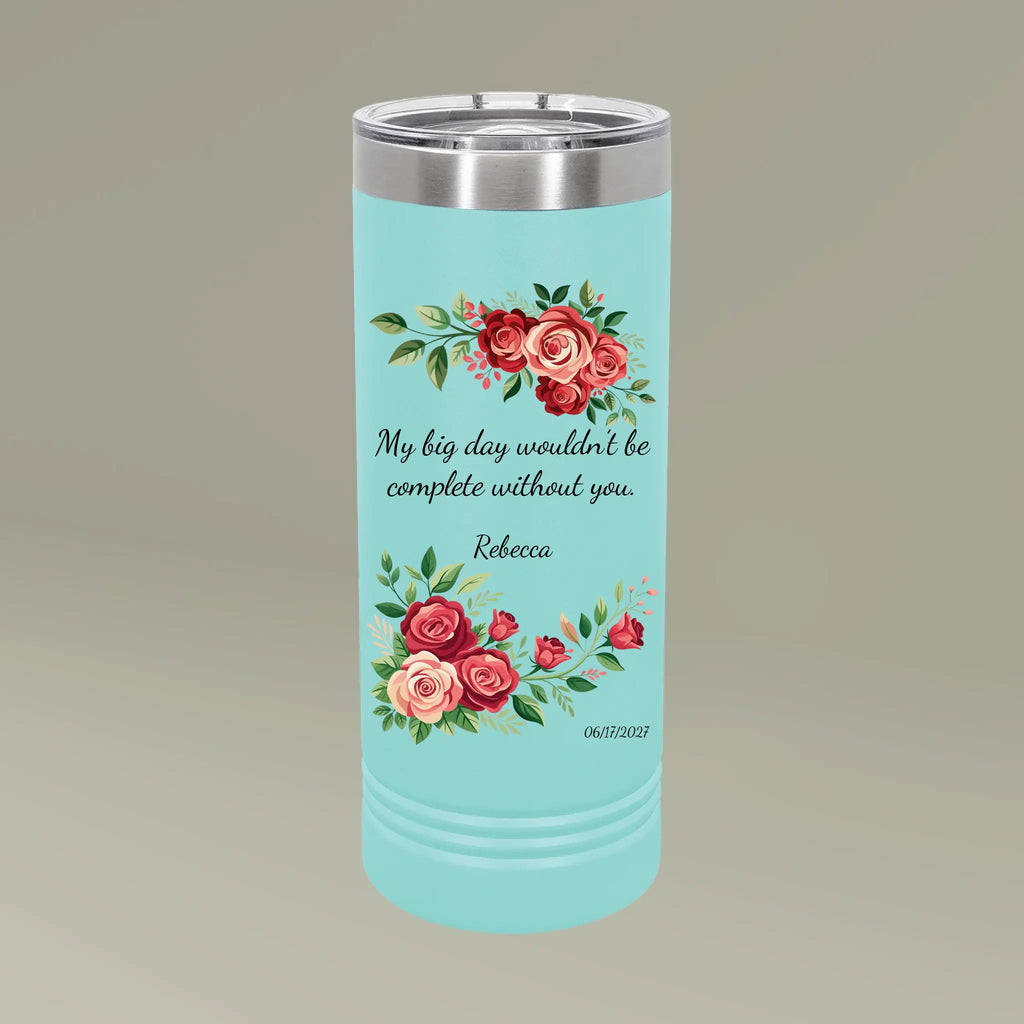 Will You Be My Bridesmaid Tumbler | bridesmaid proposal gift ideas 
