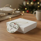 First Christmas as a Big Brother Personalized Ceramic Ornament - Custom Name & Year