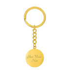 Be Kind Graphic Circle Keychain - Flourish Love Shop