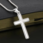A Servant's Heart Cross Necklace / Personalized Christian Faith Gift - Flourish Love Shop