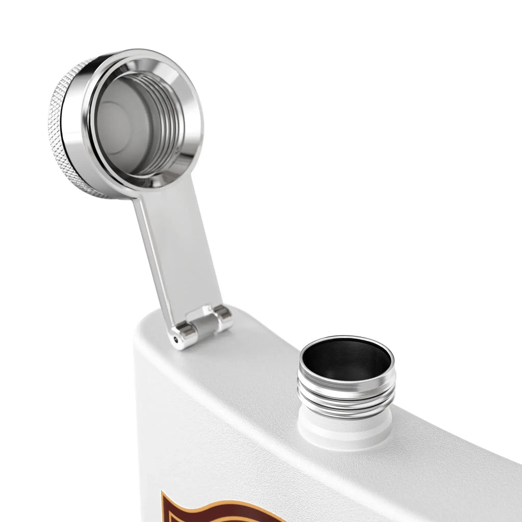 Best Men 6oz Stainless Steel Flask — "Straight - Up Loyalty" Groomsmen Gift - Flourish Love Shop