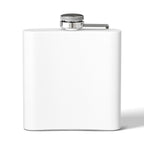 Best Men 6oz Stainless Steel Flask — "Straight - Up Loyalty" Groomsmen Gift - Flourish Love Shop