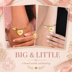 Big & Little sisterhood bracelet set — A Story of Sisterhood Flourish Love Shop