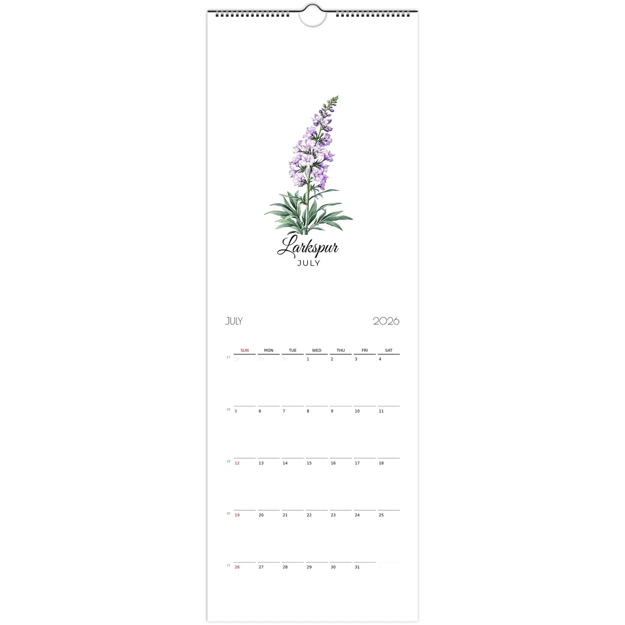 Wall calendars 2026 (US & CA) - Flourish Love Shop