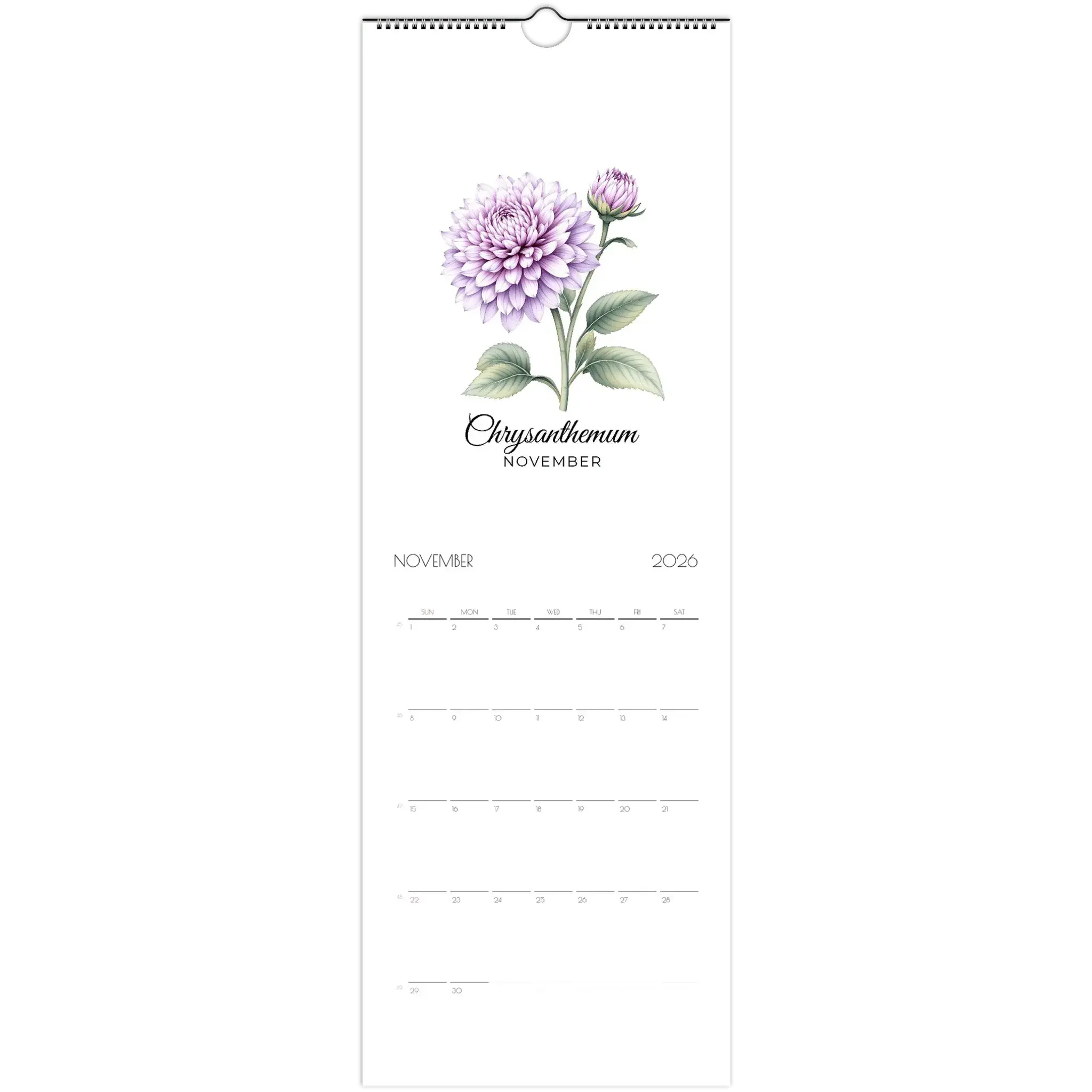 Wall calendars 2026 (US & CA) - Flourish Love Shop