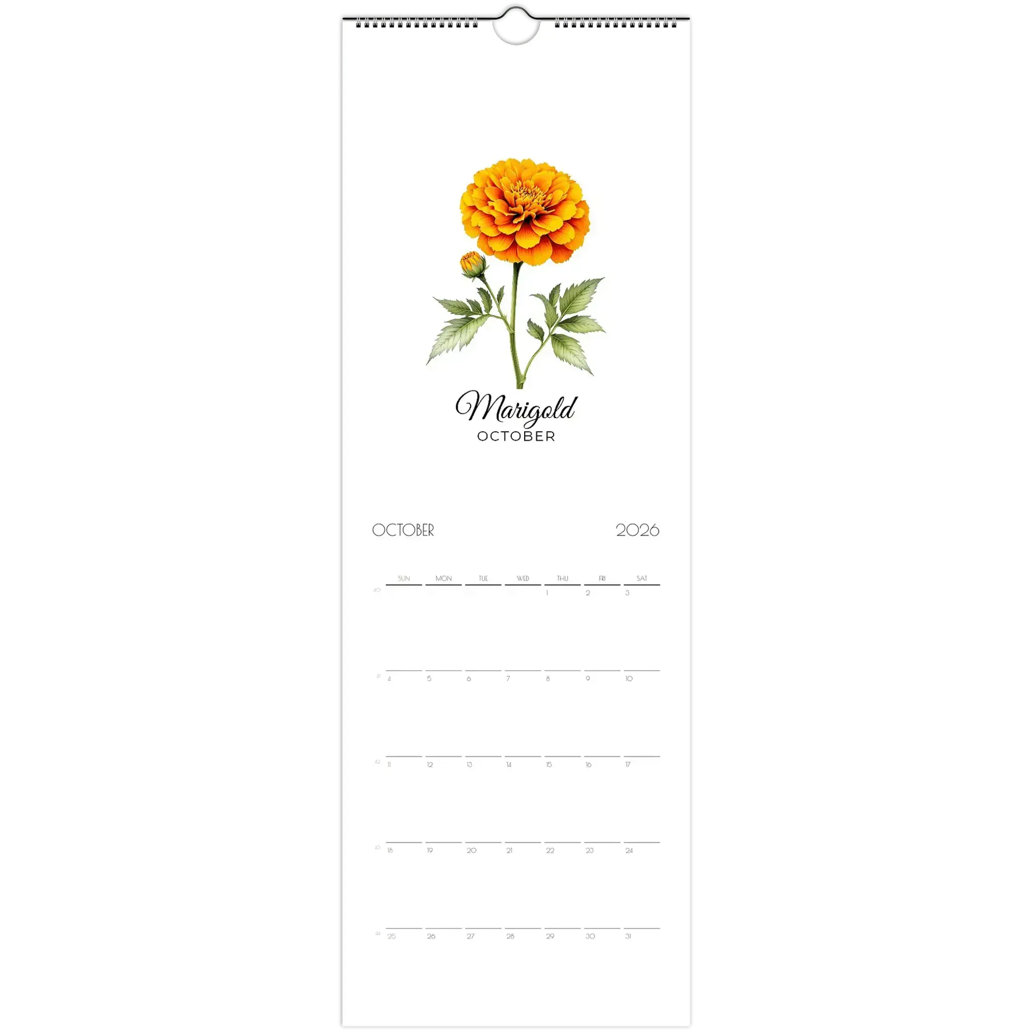 Wall calendars 2026 (US & CA) - Flourish Love Shop