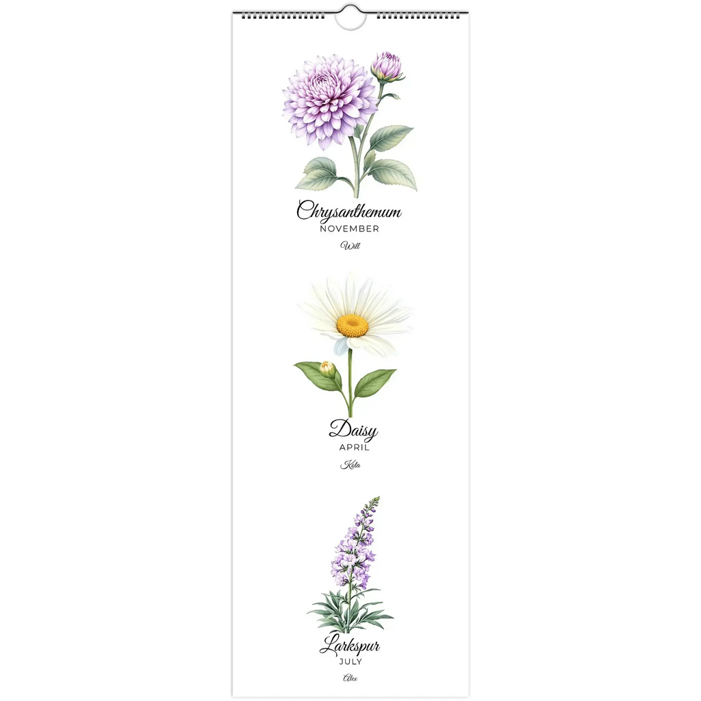 Wall calendars 2026 (US & CA) - Flourish Love Shop