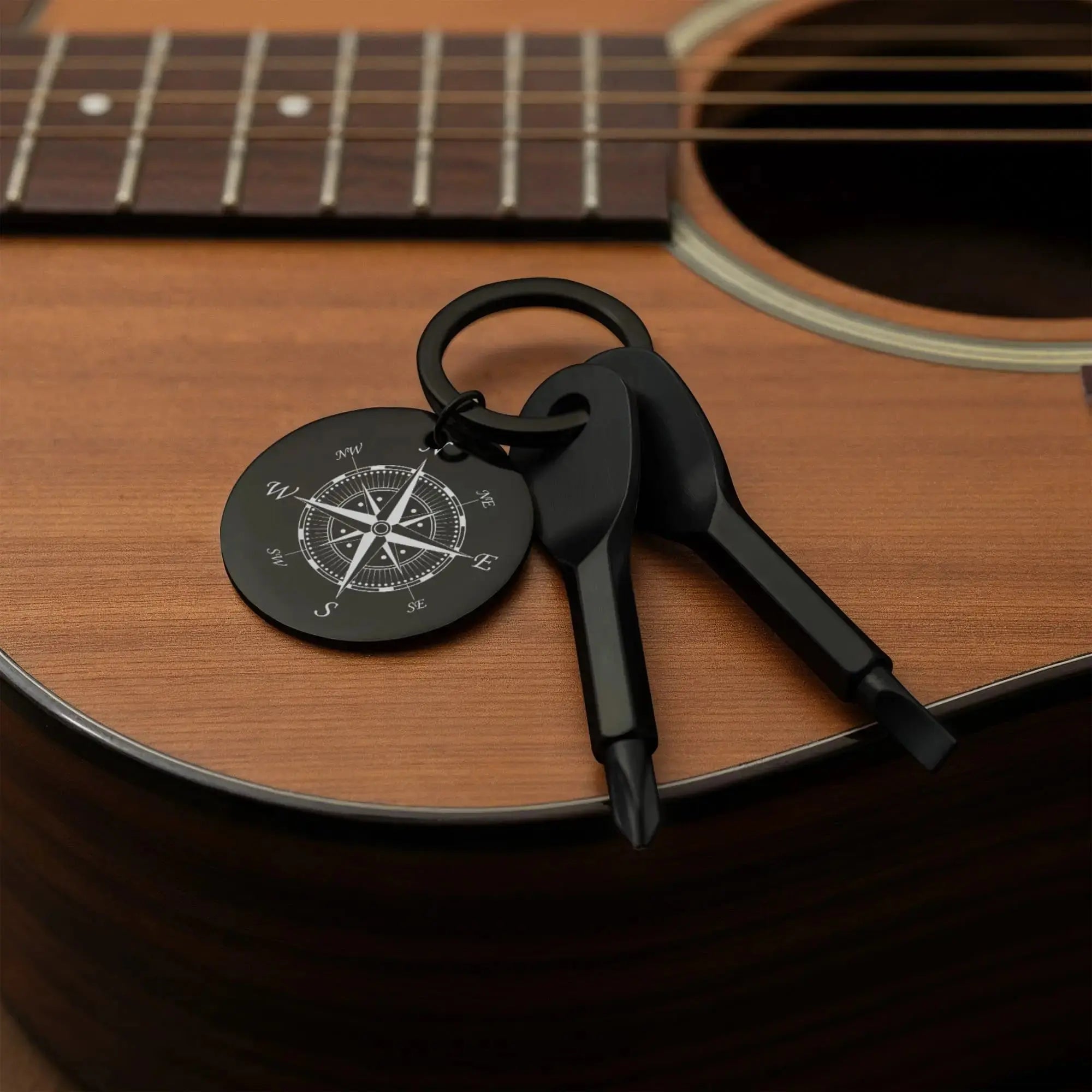 Compass Screwdriver Keychain - Flourish Love Shop