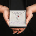 My Whole World - Baby Feet(s) Necklace with Birthstone and Engraving ShineOn Fulfillment