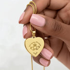 Claddagh Keepsake Necklace — Love, Loyalty & Friendship with Custom Engraving on the Back - Flourish Love Shop