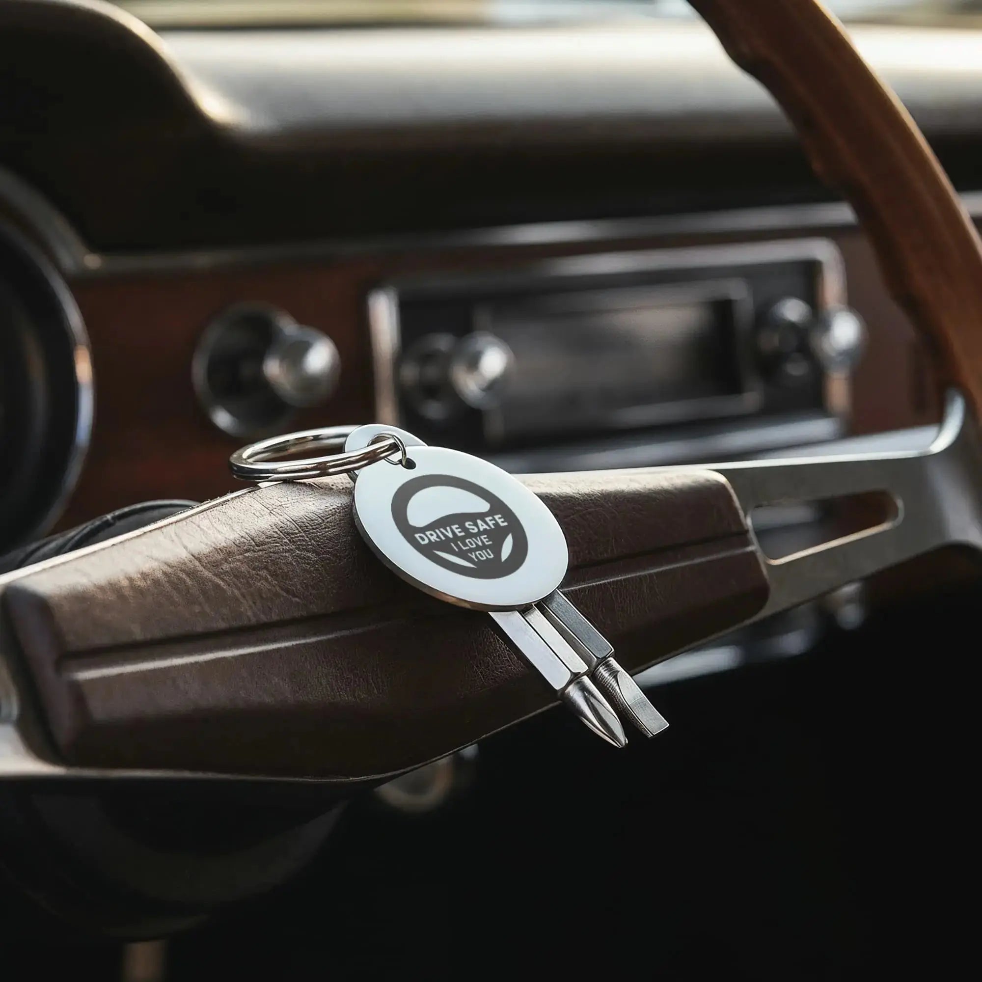 Screwdriver Keychain with phillips and the flat head - Flourish Love Shop