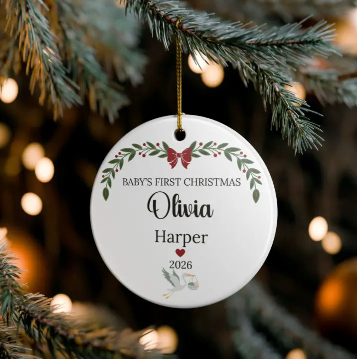 First Christmas Keepsake Ornaments