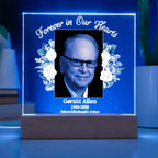 Forever in Our Hearts – Personalized Memorial Acrylic Light - Flourish Love Shop