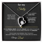 For My Shelly – Funny & Personalized Dad Gift | Forever Love Necklace - Flourish Love Shop