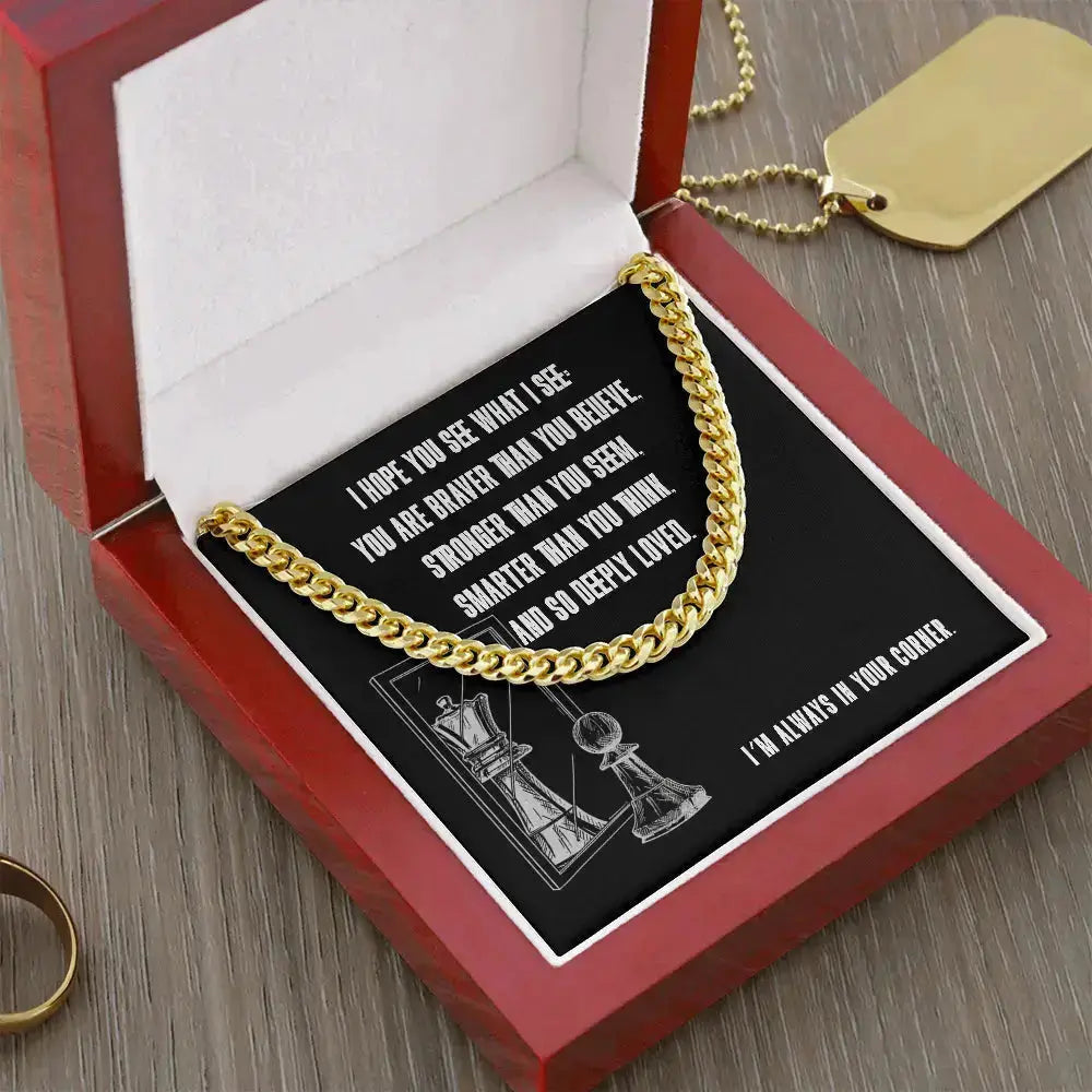 I hope you see what I see in you - Link Chain - Flourish Love Shop