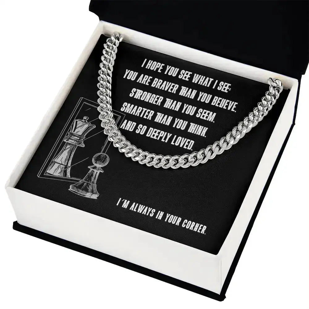 I hope you see what I see in you - Link Chain - Flourish Love Shop