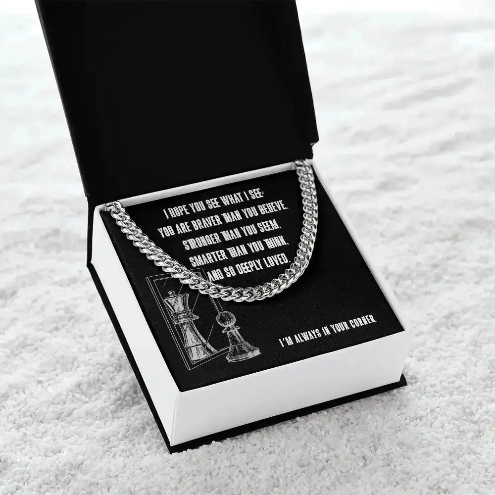 I hope you see what I see in you - Link Chain - Flourish Love Shop