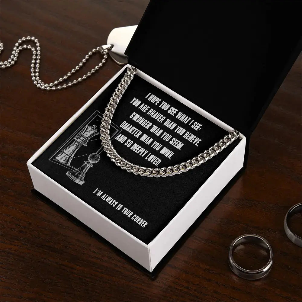 I hope you see what I see in you - Link Chain - Flourish Love Shop