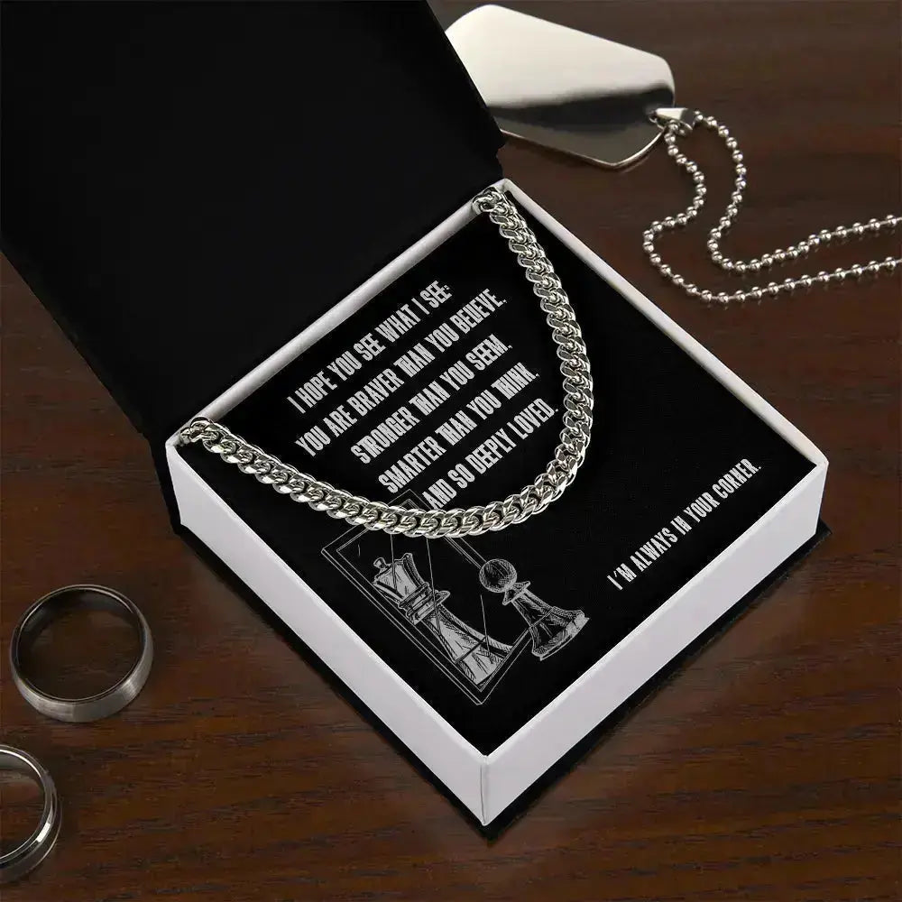 I hope you see what I see in you - Link Chain - Flourish Love Shop