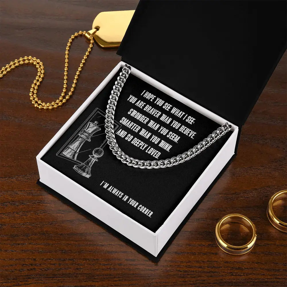 I hope you see what I see in you - Link Chain - Flourish Love Shop