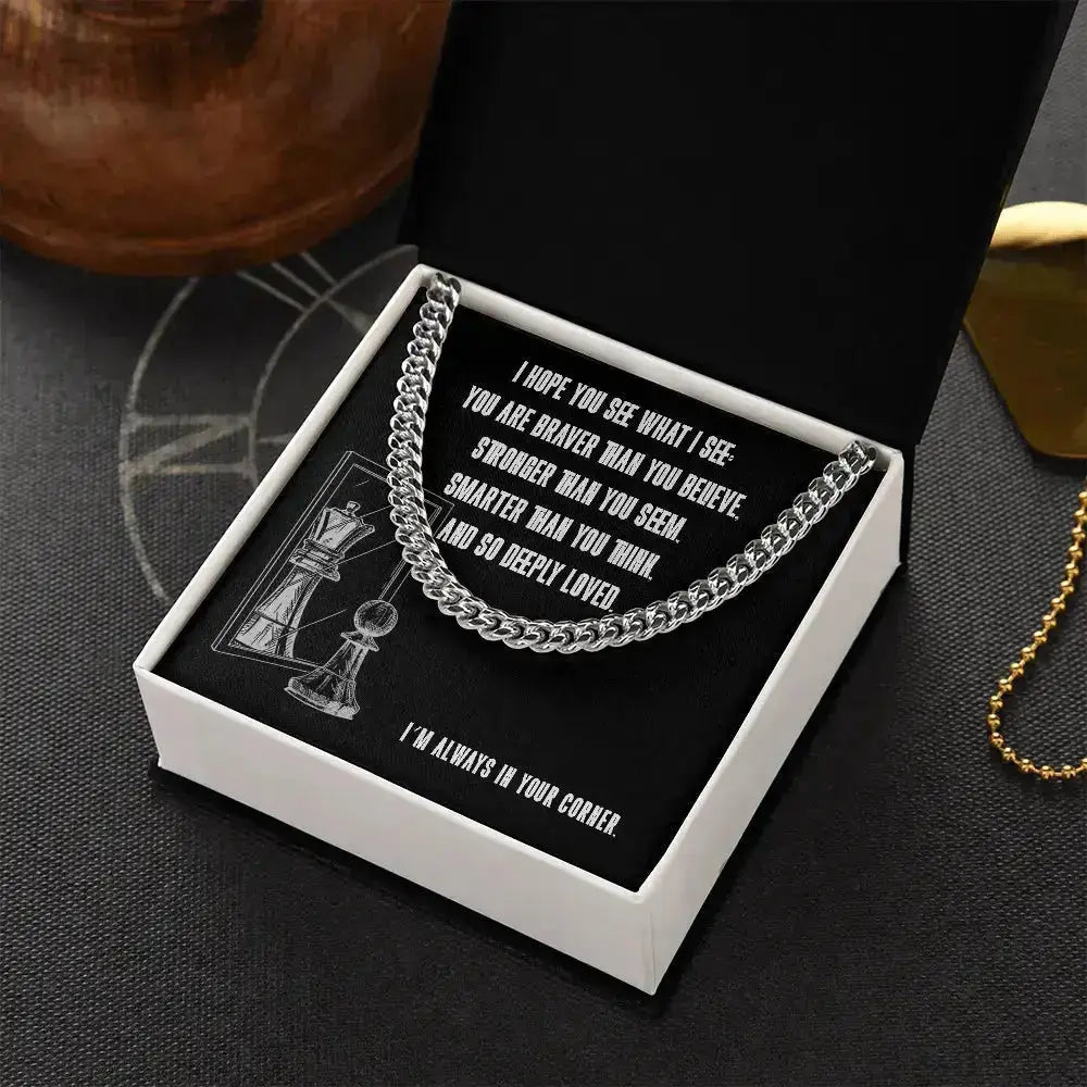 I hope you see what I see in you - Link Chain - Flourish Love Shop