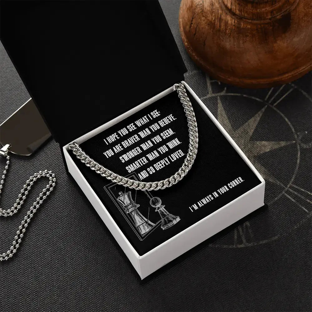 I hope you see what I see in you - Link Chain - Flourish Love Shop
