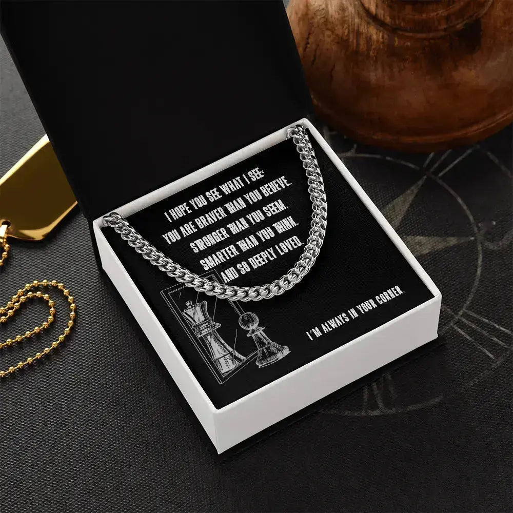 I hope you see what I see in you - Link Chain - Flourish Love Shop