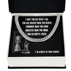 I hope you see what I see in you - Link Chain - Flourish Love Shop