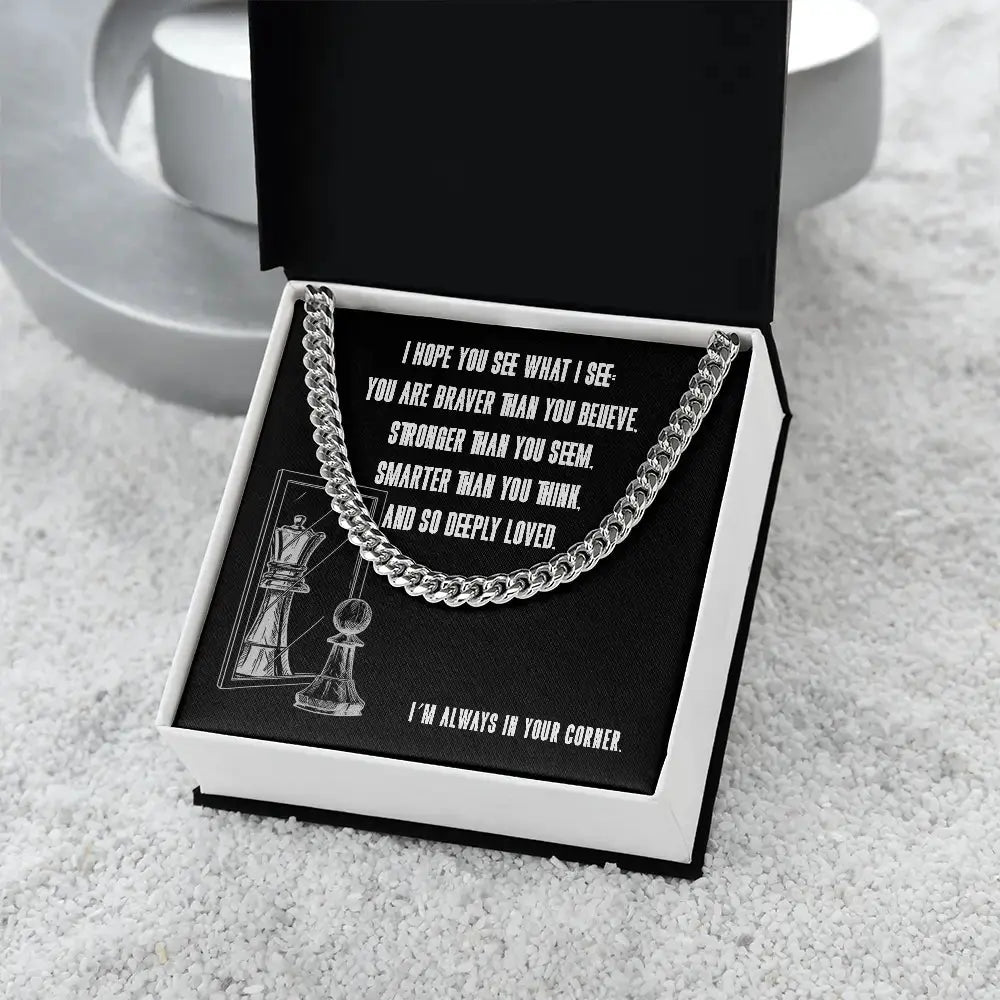 I hope you see what I see in you - Link Chain - Flourish Love Shop