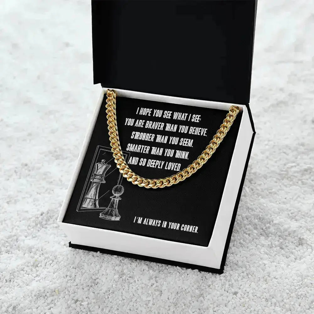 I hope you see what I see in you - Link Chain - Flourish Love Shop