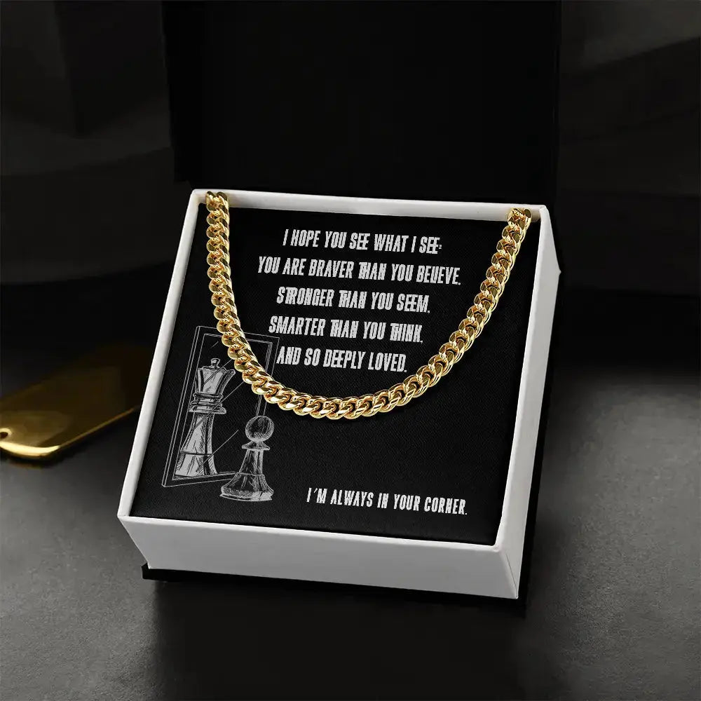 I hope you see what I see in you - Link Chain - Flourish Love Shop