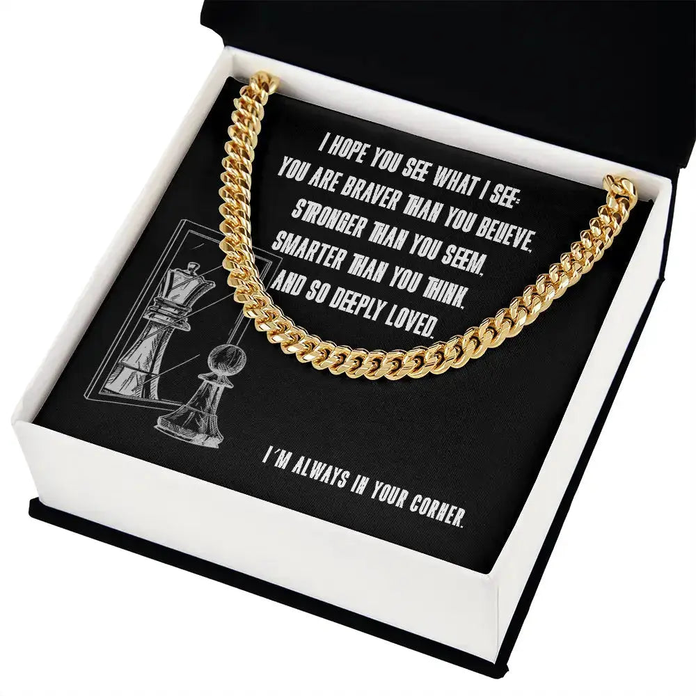I hope you see what I see in you - Link Chain - Flourish Love Shop