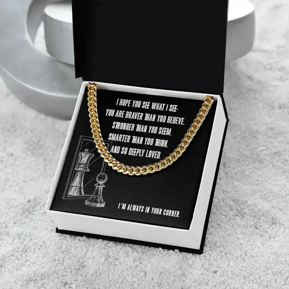 I hope you see what I see in you - Link Chain - Flourish Love Shop