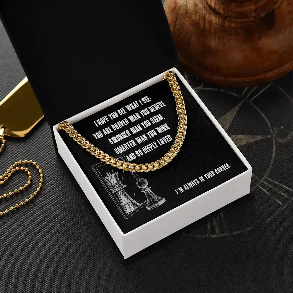 I hope you see what I see in you - Link Chain - Flourish Love Shop