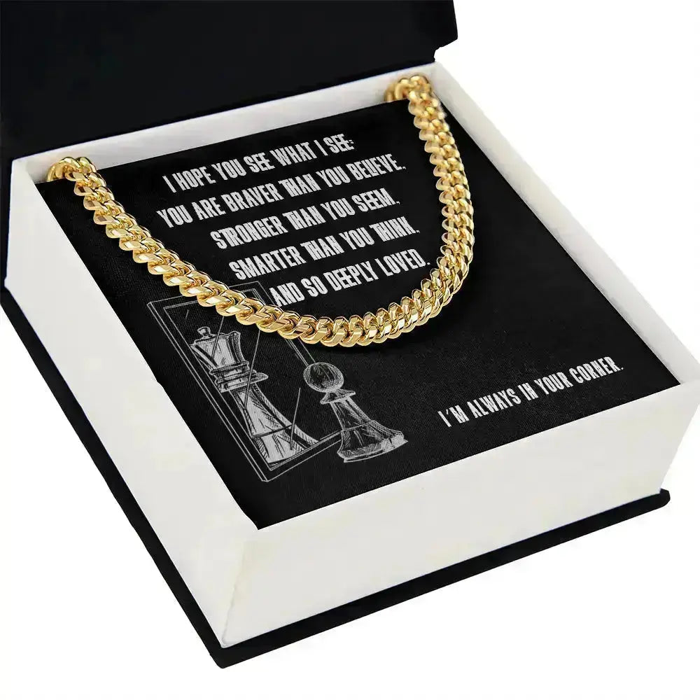 I hope you see what I see in you - Link Chain - Flourish Love Shop