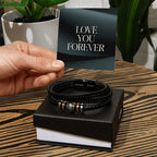 Love You Forever Men's Bracelet - Flourish Love Shop
